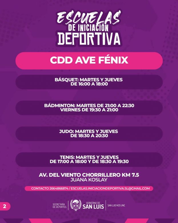Este lunes regresan las escuelas deportivas gratuitas para niños, adultos y personas con discapacidad