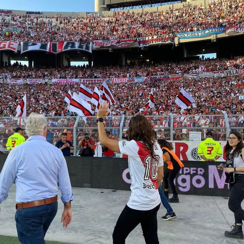 Gabriela Sabatini fue homenajeada por River, pero los hinchas le terminaron pidiendo perdón