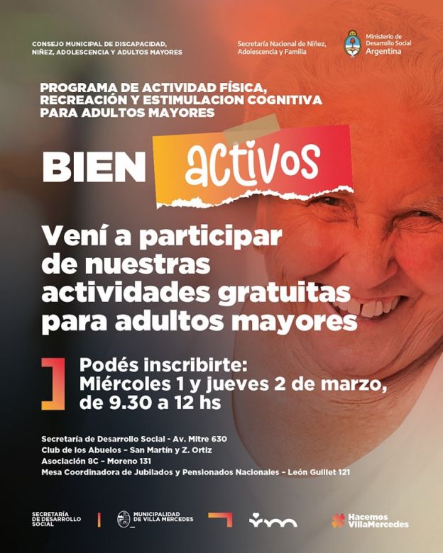 Se presentó el Programa "Bien Activos"