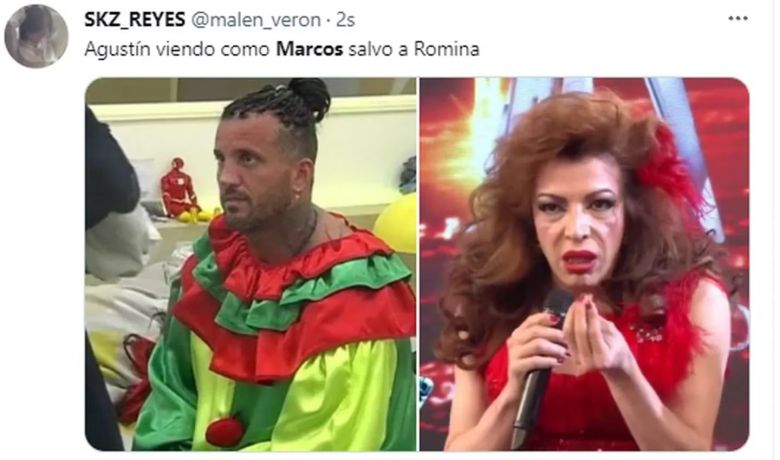 “Gran Hermano”: Marcos salvó a Romina de la placa de nominados y estallaron los memes