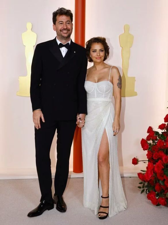 Ricardo Darín, Peter Lanzani y Santiago Mitre pasaron por la alfombra roja de los Oscars 