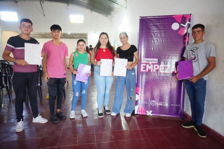 Se sumaron más de 468 jóvenes de toda la provincia al Programa Empezar
