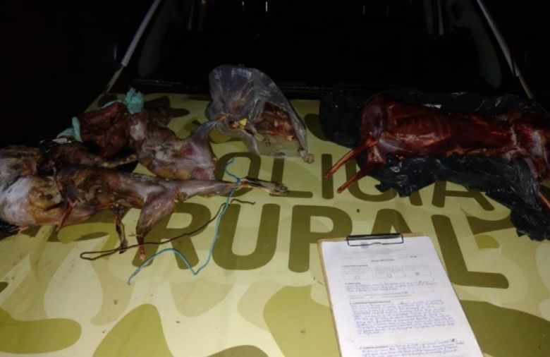 Interceptaron a un cazador furtivo y fue aprehendido