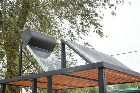 Se suman cabinas sustentables en la ciudad de Villa Mercedes 