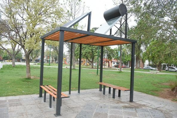 Se suman cabinas sustentables en la ciudad de Villa Mercedes 