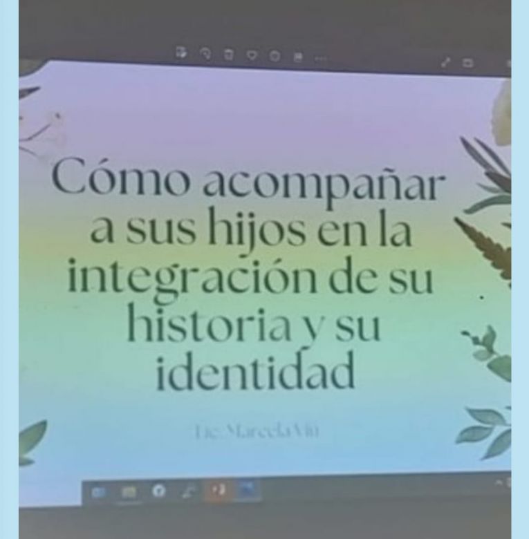 Realizaron un taller para personas en espera de una guarda pre adoptiva