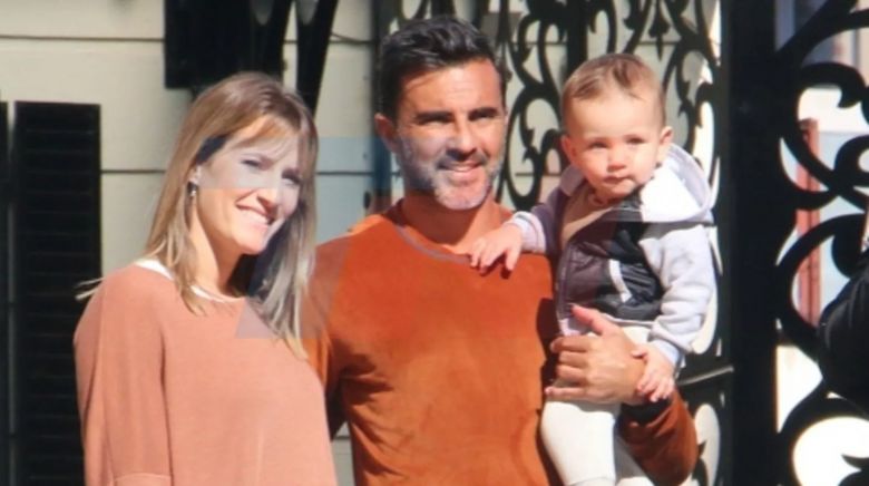 Mica Viciconte y Fabián Cubero organizan el primer cumple de Luca: las fotos de su paseo en busca de un salón 