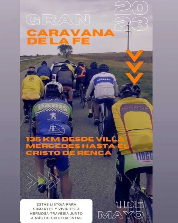 Más de 300 promesantes participarán de la “Caravana de la Fe”