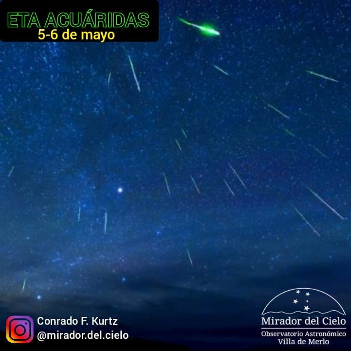 Lluvia de estrellas Eta Acuáridas mayo 2023: cuándo y cómo verlas