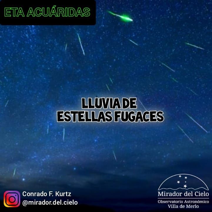 Lluvia de estrellas Eta Acuáridas mayo 2023: cuándo y cómo verlas