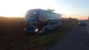 Nueve heridos al derrapar un colectivo de Andesmar en cercanía de Fraga 