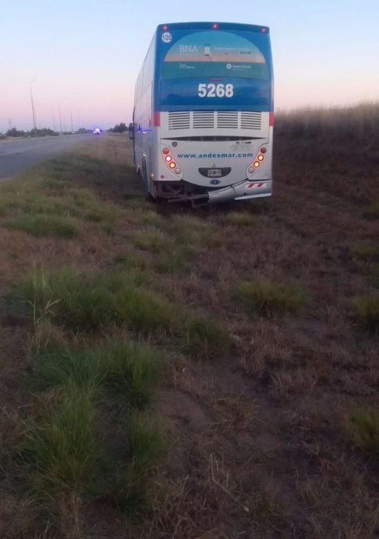 Nueve heridos al derrapar un colectivo de Andesmar en cercanía de Fraga 