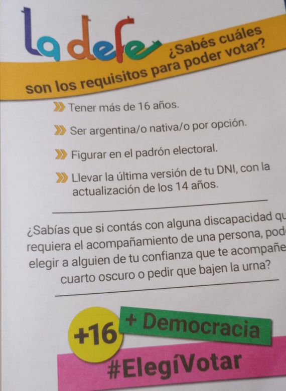 Jornada de difusión sobre los derechos de niños, niñas y jóvenes