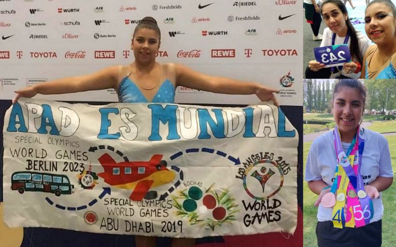 Rojas hace historia: se subió al podio de los Juegos Mundiales de Olimpiadas Especiales