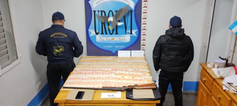 Las Lagunas: tras un allanamiento, recuperaron cerca de $2 millones de una herencia 