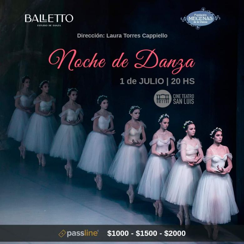 "Noche de Danza" en el Cine Teatro San Luis