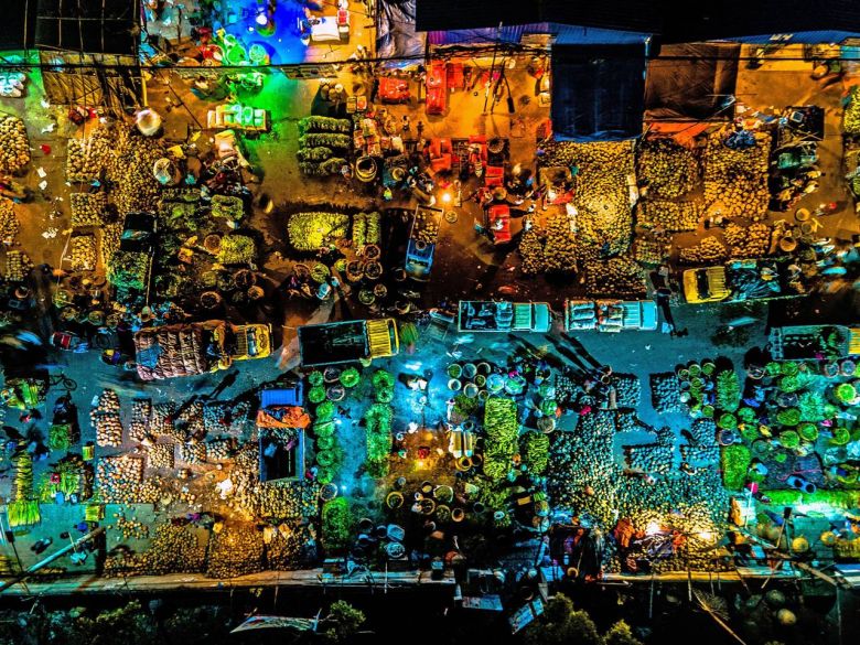El mercado nocturno