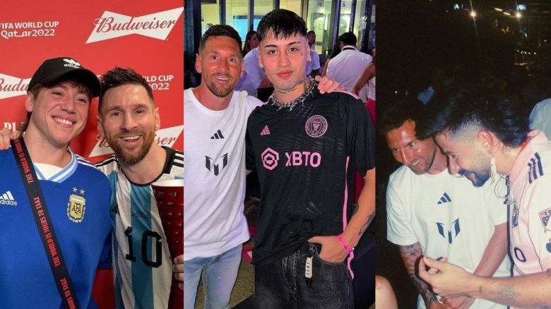 Tiago PZK cantó en la presentación de Lionel Messi en Miami y lo confundieron con Duki