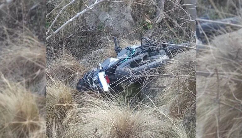 Falleció una motociclista en cercanías a La Carolina