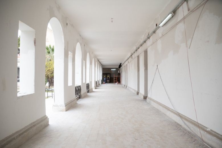 La transformación completa del Colegio “Juan Esteban Pedernera” entró en su etapa final