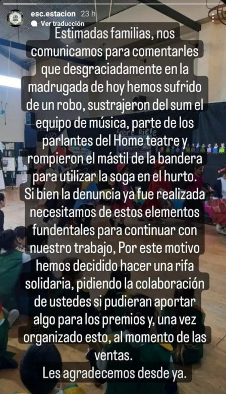 Robaron en La Escuela Generativa Estación Danza-Arte 