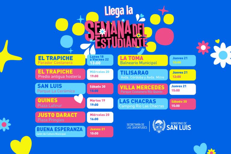 Se conocieron las actividades para la semana del estudiante