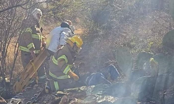 Falleció el piloto de la aeronave que se incendió  