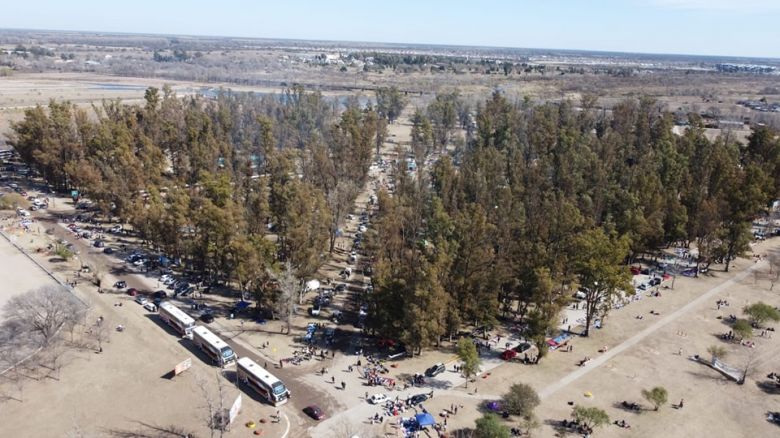 El lago listo para recibir a los fanáticos de La Renga 