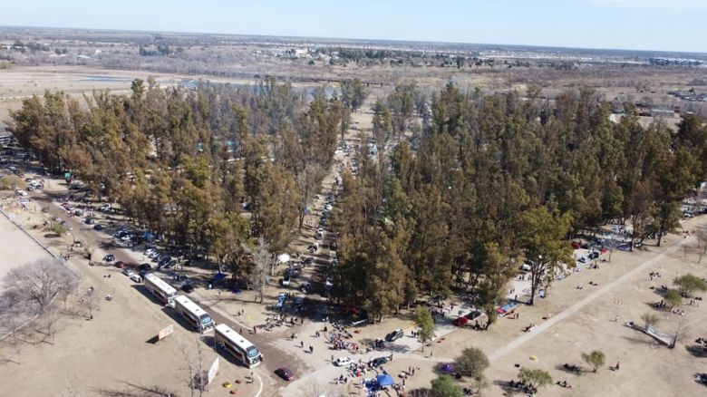 El lago listo para recibir a los fanáticos de La Renga 