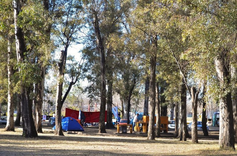 El lago listo para recibir a los fanáticos de La Renga 