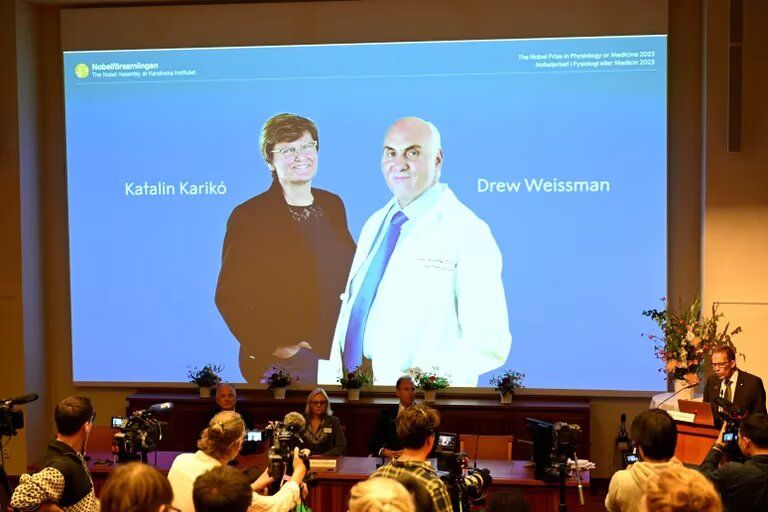 El Nobel de Medicina 2023 fue otorgado a científicos por su aporte a las vacunas contra el COVID-19