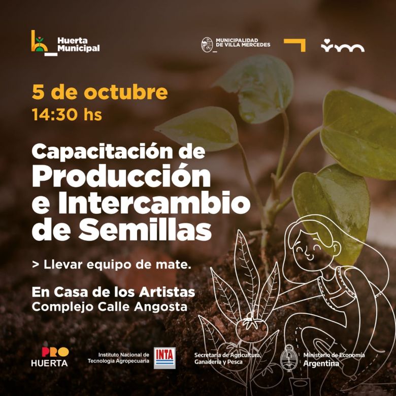 Promueven el armado de huertas e intercambio de semillas