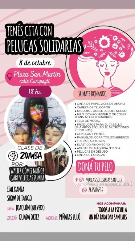Gran colecta de Pelucas Solidarias