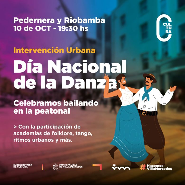 Villa Mercedes festeja el Día Nacional de la Danza