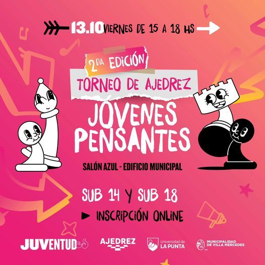 Viernes a puro ajedrez en Villa Mercedes