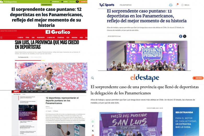 Medios nacionales reflejan el momento histórico que vive el deporte de San Luis