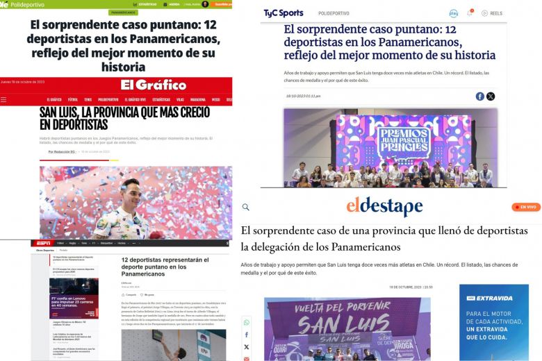 "Los 14 deportistas de San Luis son los mejores del país en las disciplinas que representan"