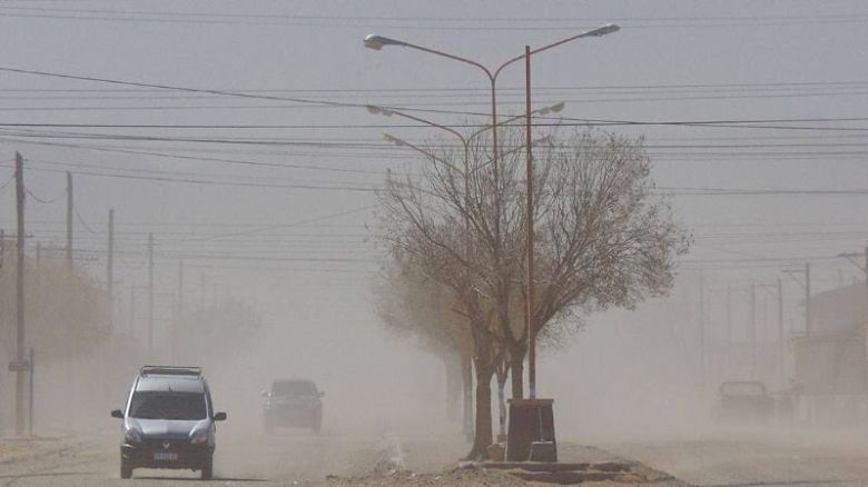 Sigue el alerta meteorológico por vientos fuertes en San Luis