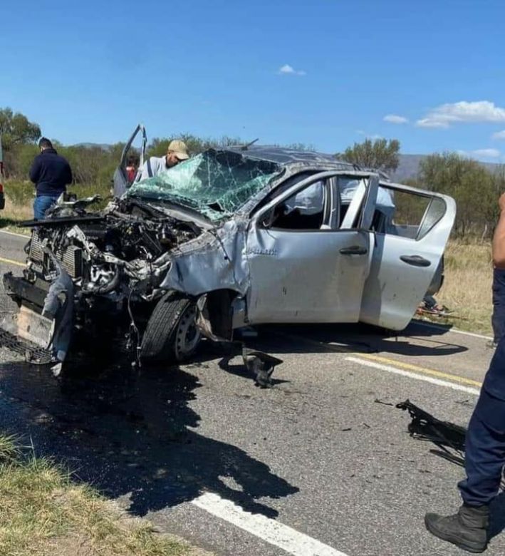 Choque frontal sobre la ruta 146, una mujer murió 