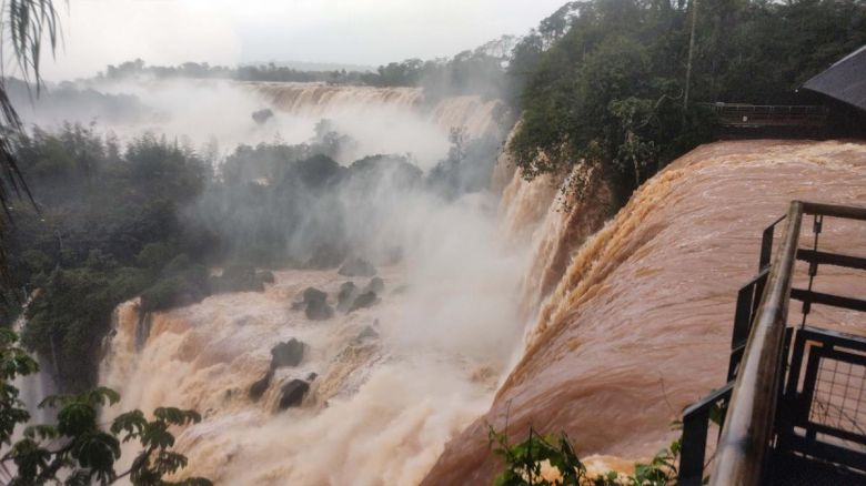 Los circuitos de Cataratas continúan cerrados mientras avanzan las tareas de recuperación