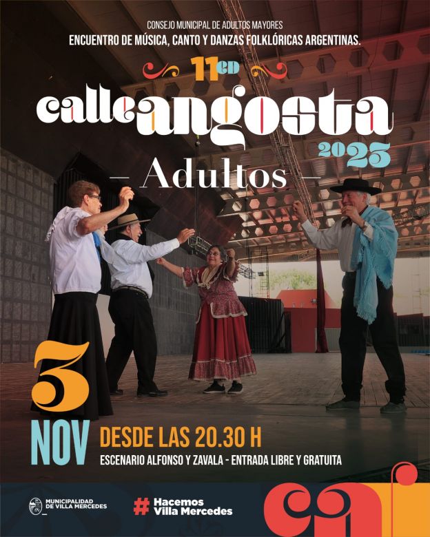 Hoy se realiza Calle Angosta Adultos