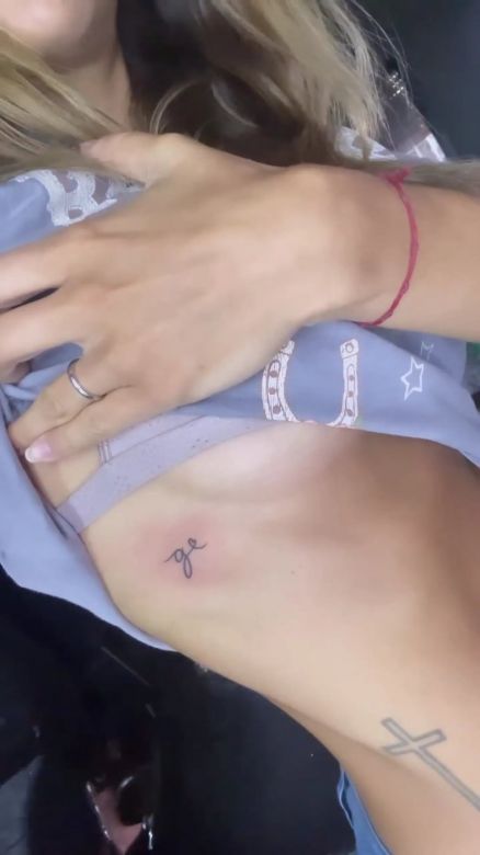 Sol Pérez sorprendió a Guido Mazzoni con un romántico tatuaje a un día de su casamiento