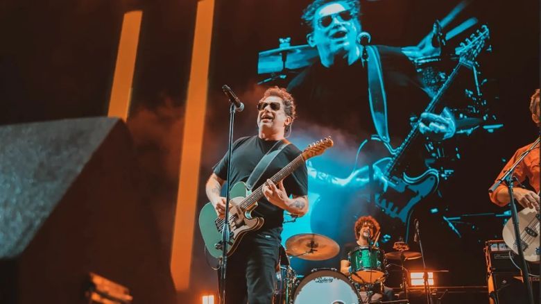 Andrés Calamaro brilló en Buenos Aires con Pablo Lescano de invitado