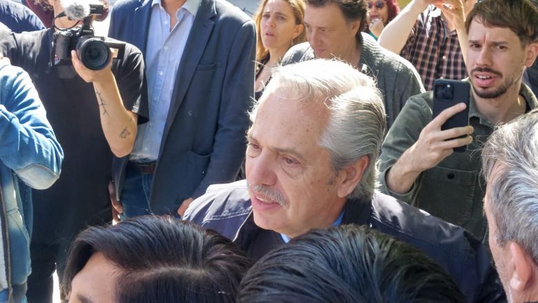 Votó el presidente de la Nación, Alberto Fernández