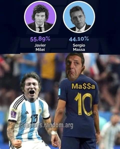 Los memes tras la victoria de Javier Milei