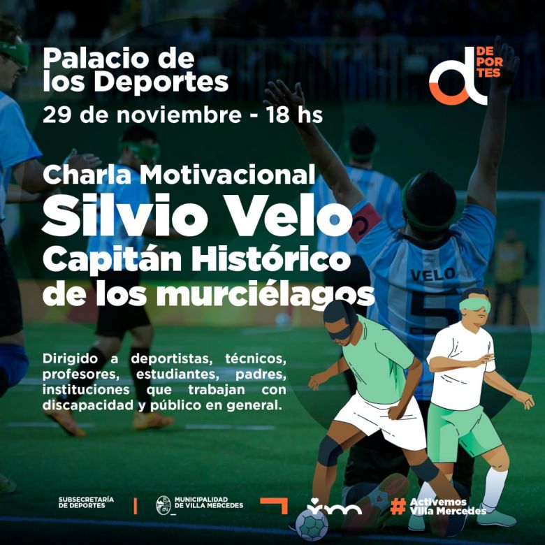 Silvio Velo, capitán de Los Murciélagos, dará una charla en Villa Mercedes 