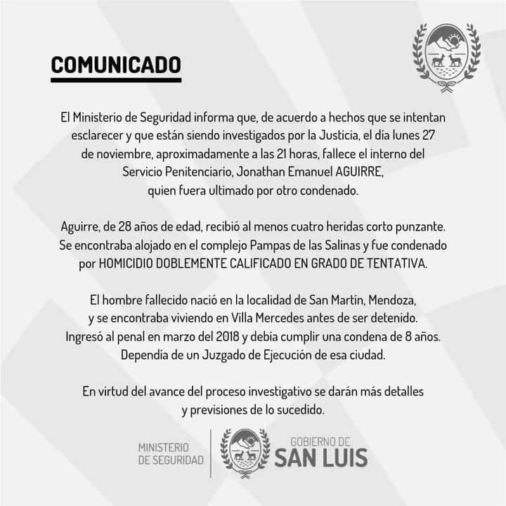 El femicida Juan José Murúa asesinó a otro preso en la cárcel 