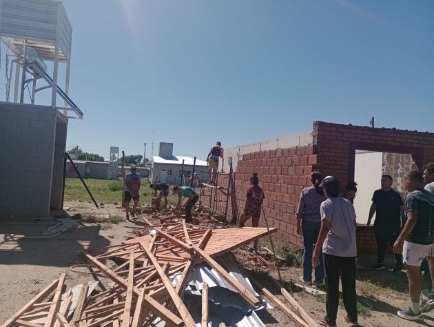 Temporal en Concarán: Gobierno provincial y municipal atendieron a las familias afectadas 