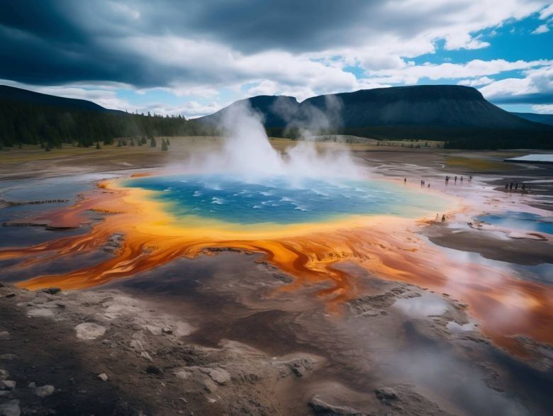 Yellowstone al atardecer 