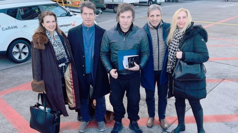 Milei llegó a Davos para participar del Foro Económico Mundial 